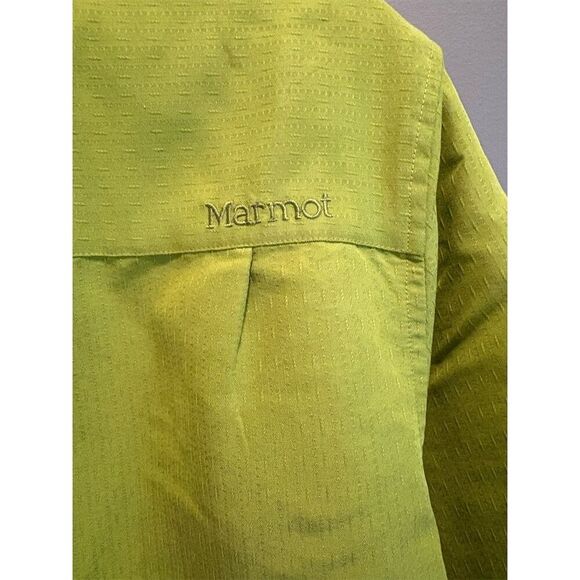 Marmot Men's L Green Short Sleeve Button-Up Shirt Casual Summer - Picture 7 of 10
